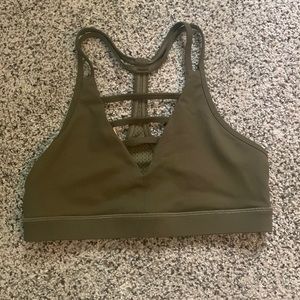 Zyia Olive Grid Bra